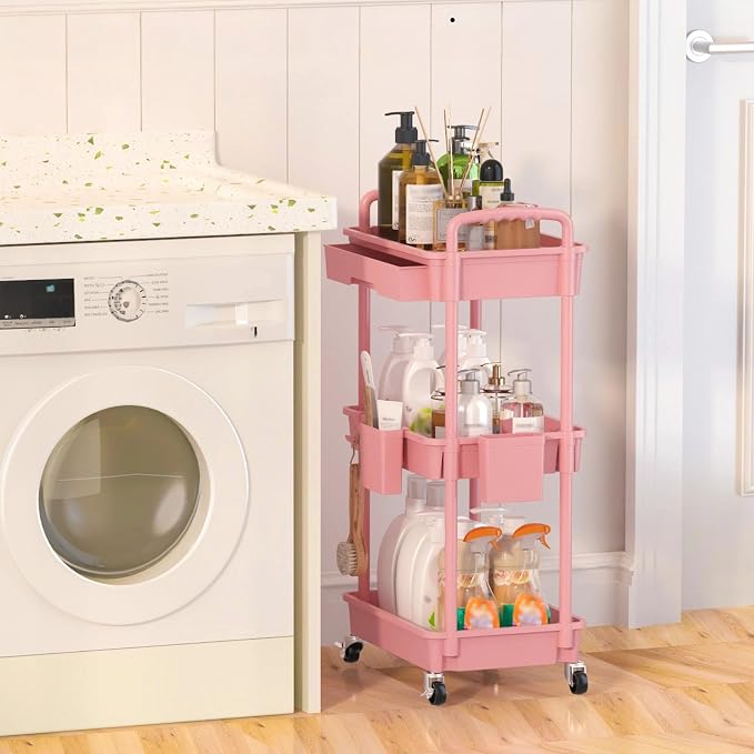 3 Tier Rolling Utility Cart - Image 6