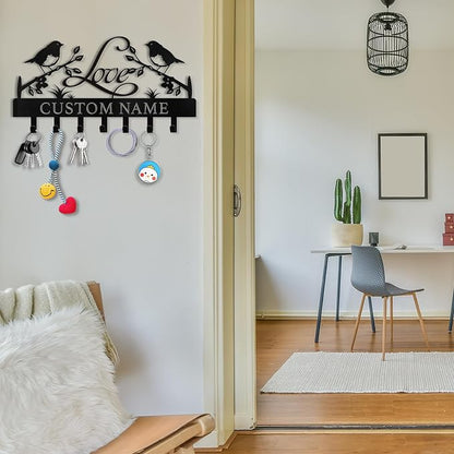 Personalized Key Holder Wall Mount - Image 3