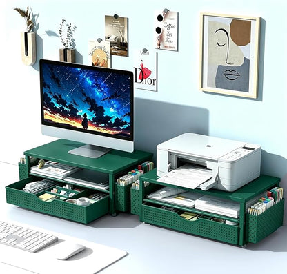 Spacrea Desk Organizer and Accessories, Computer Monitor Stand Riser - Image 7