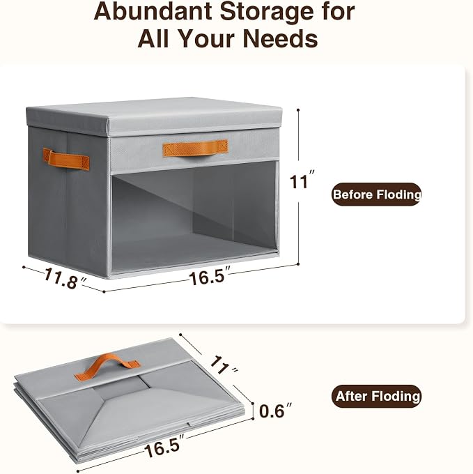 Homsorout Large Storage Bins - Image 3