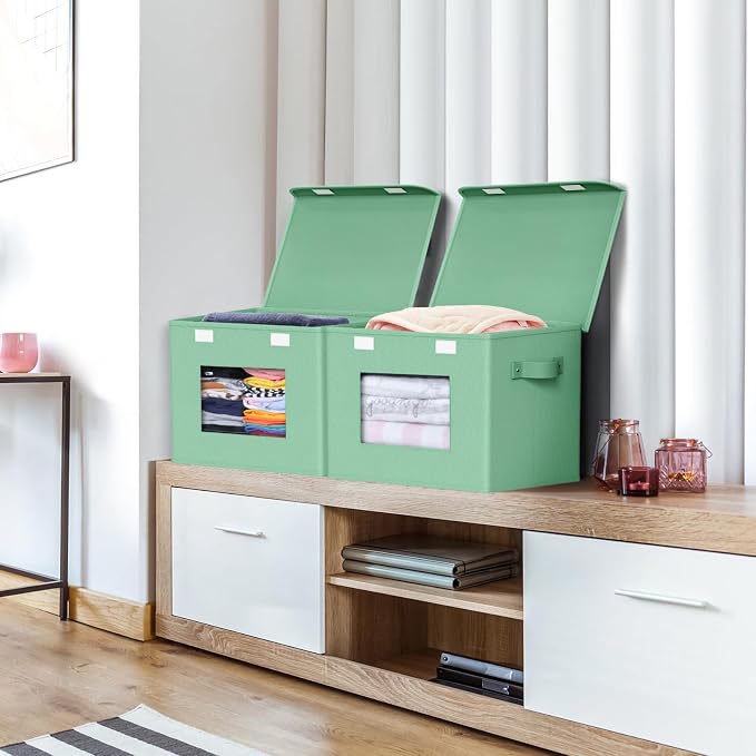 Univivi Collapsible Stackable Storage Bins - Image 4