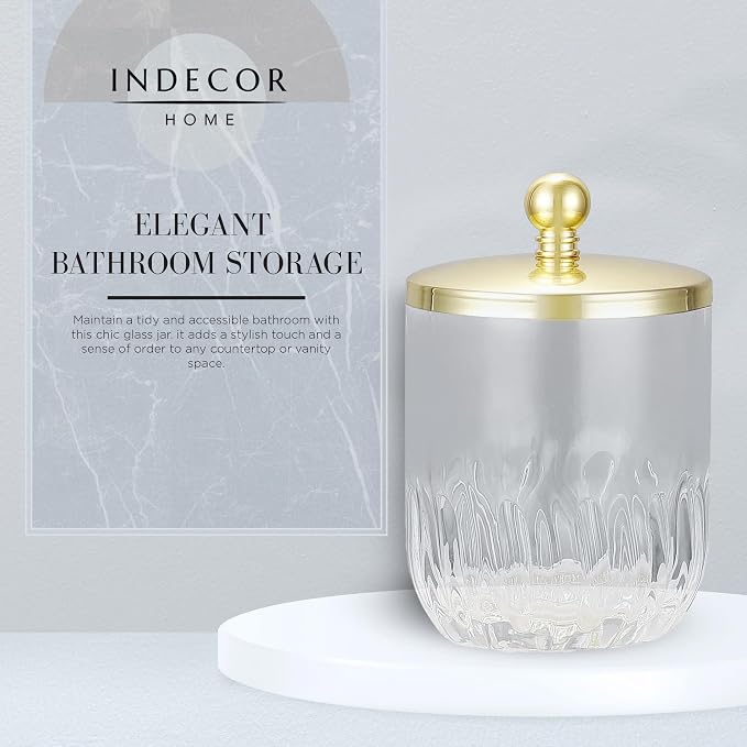 Clear Transparent Apothecary Vertical Wavy Glass Jar - Image 6
