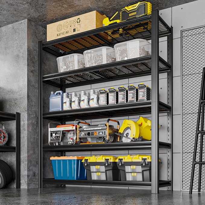48" W Father&I Industrial Heavy-Dudy Garage Shelving Units/Systems: Metal - Image 2