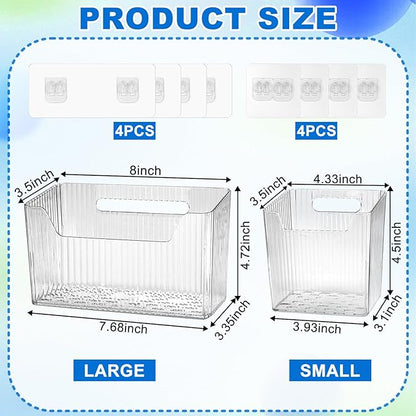 8 Pcs Storage Organizer Bins - Image 2