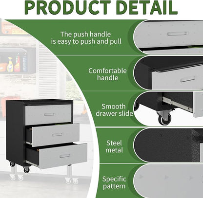 Tool Storage Cabinet, Rolling Tool Cabinet - Image 4