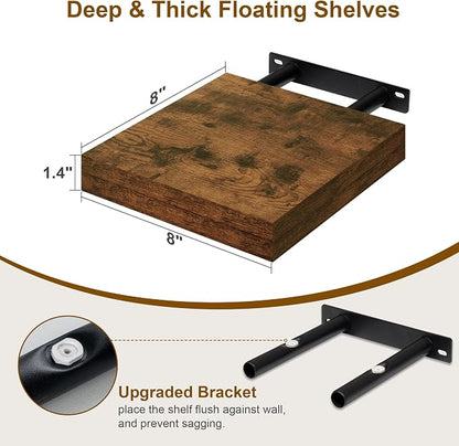 Fun Memories Floating Shelves, 8 Inch Deep Floating Shelves - Image 3