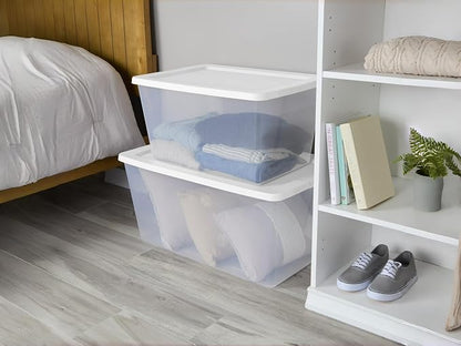 58 Quart Storage Bins with Snap-On Lids - Image 6