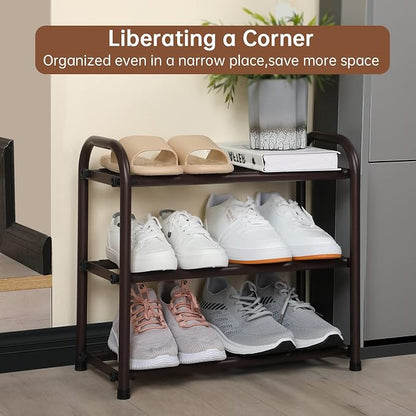 Gonfoam Expandable 3-Tier Shoe Rack - Image 7