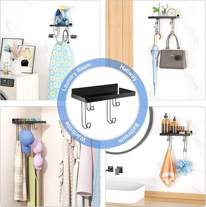 Ironing Board Holder Wall Mounted, Metal Iron Board Wall Hanger - Image 8