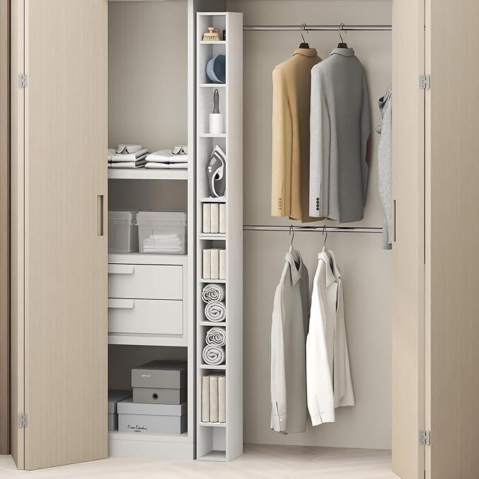 Furinno Fulda 10-Tier Closet Organizers and Storage, Open Shelf, Storage by Furinno-FitsYourSpaceFitsYourBudget