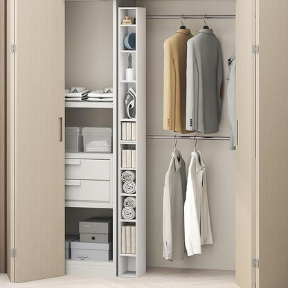 Furinno Fulda 10-Tier Closet Organizers and Storage, Open Shelf, Storage by Furinno-FitsYourSpaceFitsYourBudget