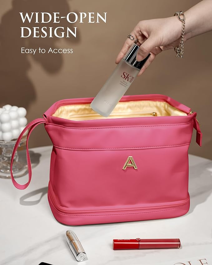 Monogrammed Gifts for Women, Makeup Bag for Women, Bridesmaid Engagement Gift - Image 5