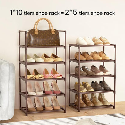 Tall 10 Tier Shoe Rack - Image 4