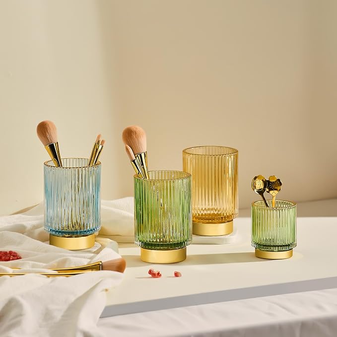 Makeup Brush Holder Organizer, Toothbrush Holders, Desk Pen Pencil Holder - Image 9