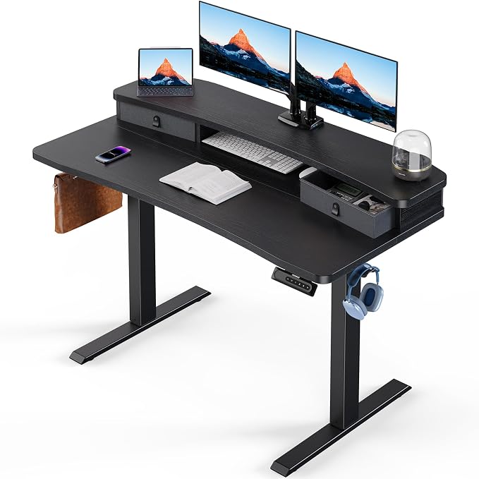 HUANUO 48″ x 24″ Electric Standing Desk by HUANUO