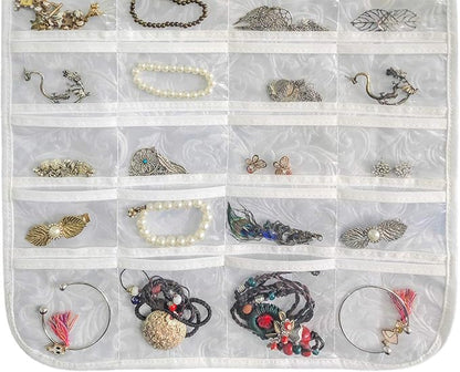 BB Brotrade Hanging Jewelry Organizer, Accessories Organizer, 80 Pocket - Image 3