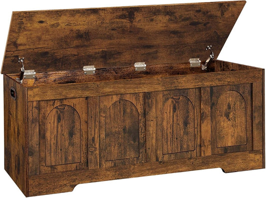 DINZI LVJ Storage Chest, 47.2" Wooden Toy Box by DINZILVJ