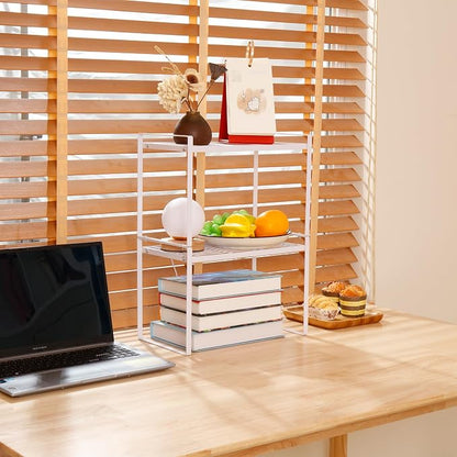 MiaLi Cabinet Organizer Shelf, Stackable Kitchen Bathroom Organizers and Storage - Image 7