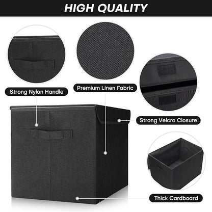 Bagnizer Large 42 Quarts Fabric Storage Bins - Image 4