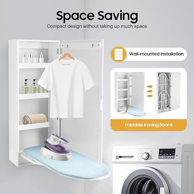 Wall Mounted Ironing Board - Image 4