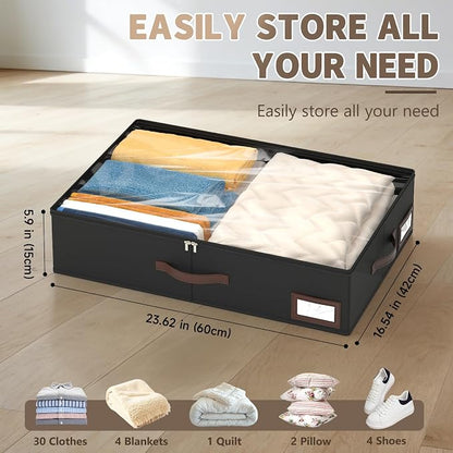 OIAHOMY 2 Pack Under Bed Storage - Image 3