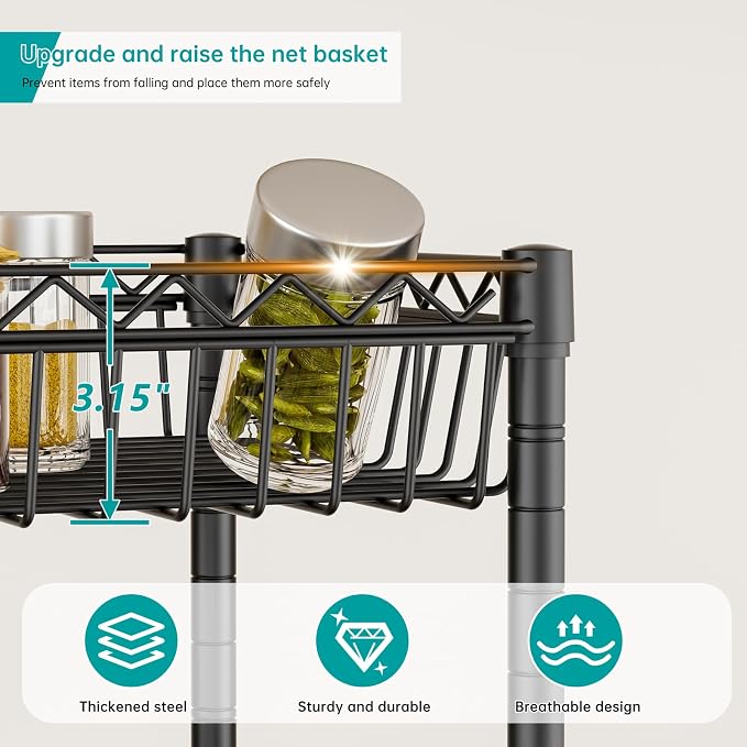 SINGAYE 6 Tier Shelf Wire Rack Shelving - Image 4