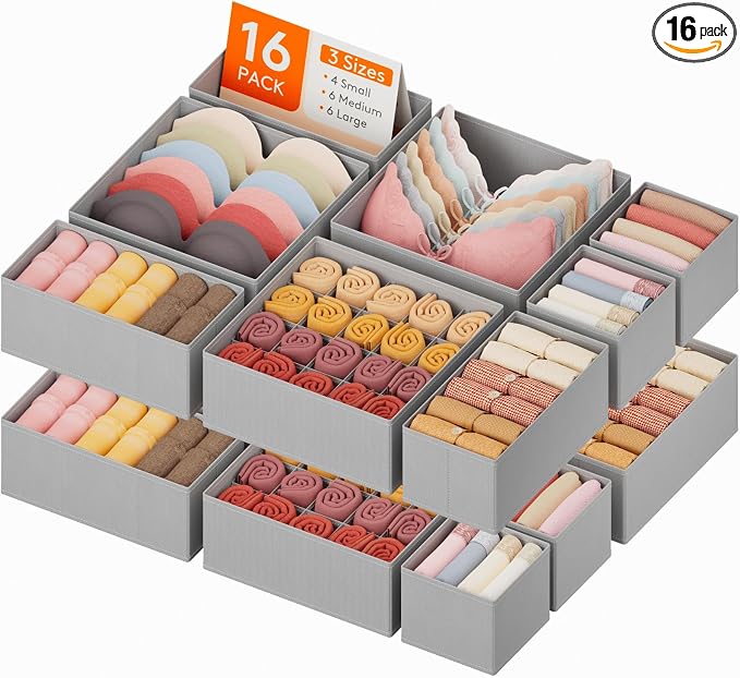 Lifewit Underwear Drawer Organizer by Lifewit