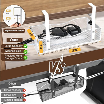 Extra Wide Under Desk Cable Management - Image 2