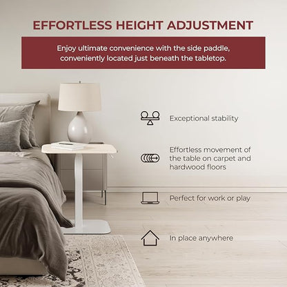Elevance Height Adjustable Side Table, Versatile Accent - Image 6