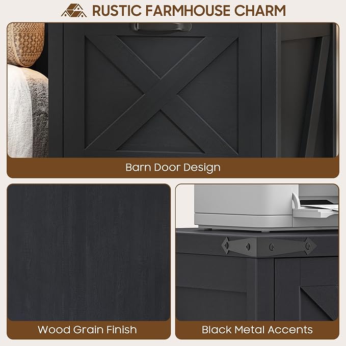 Halitaa Small Farmhouse File Cabinet - Image 8