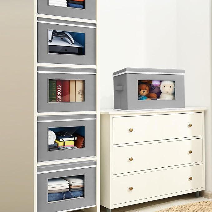 Threehoney 10 Pcs Fabric Storage Cubes - Image 2