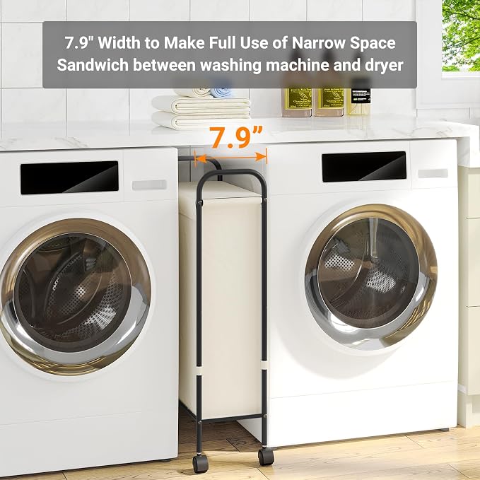 ELYKEN Slim Laundry Hamper - Image 2