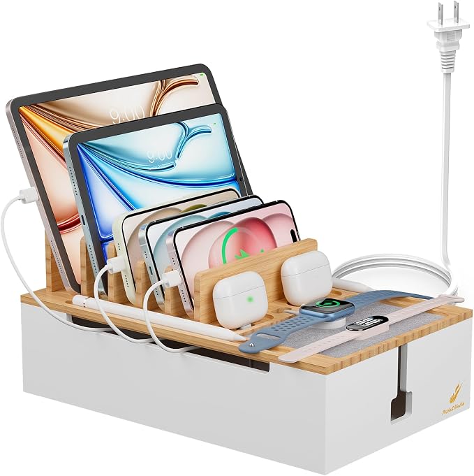 Pezin & Hulin Bamboo Charging Station by PezinHulin