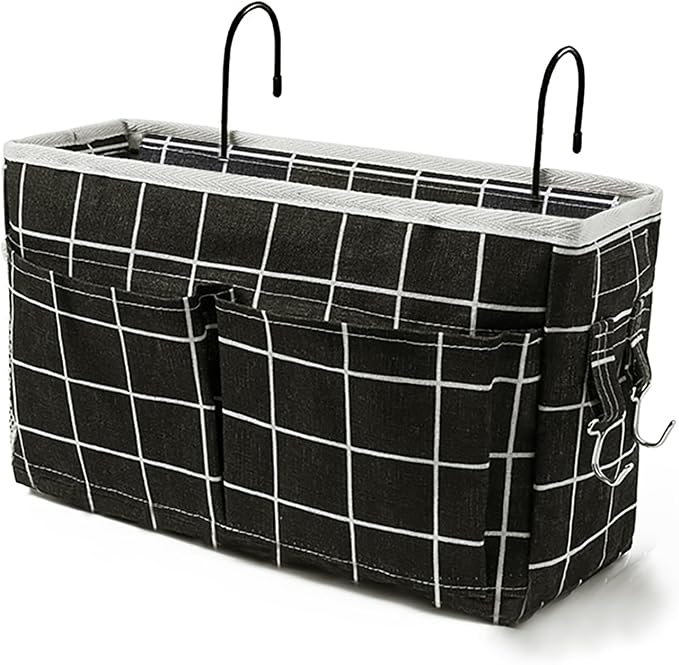 Bedside Caddy Bedside Hanging Storage Basket Multi-Function Organizer Caddy by Someteth