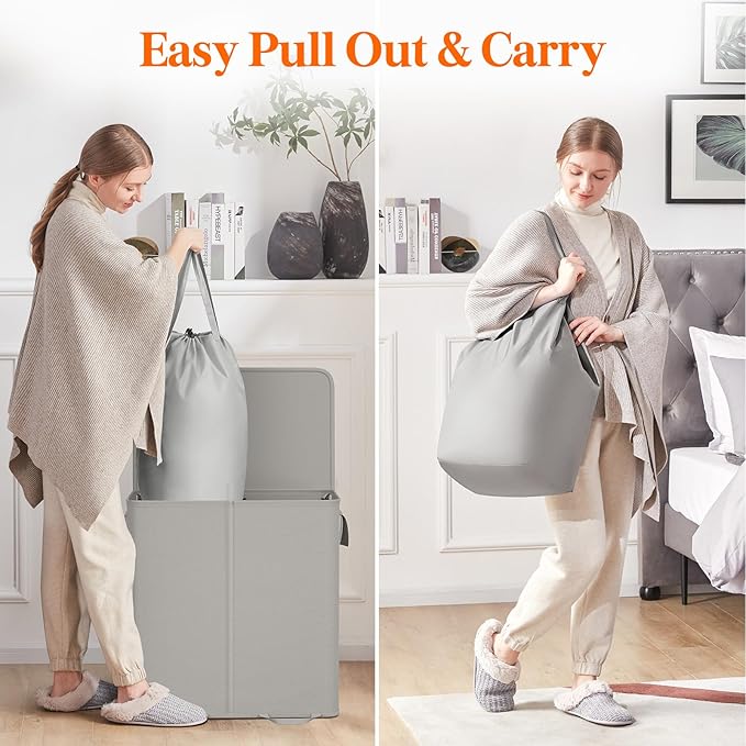 Lifewit Double Laundry Hamper - Image 4