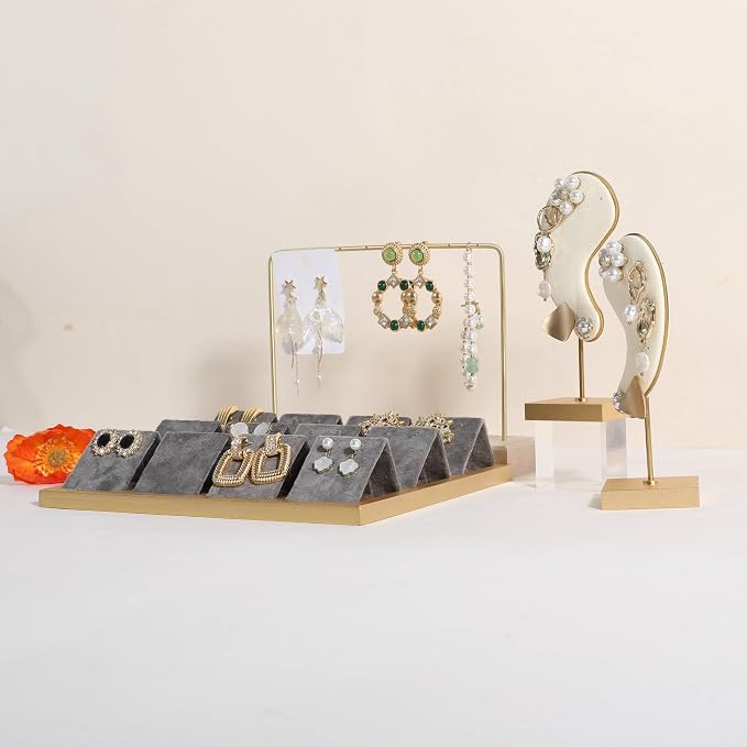 GemeShou Golden coated earring display stand - Image 7