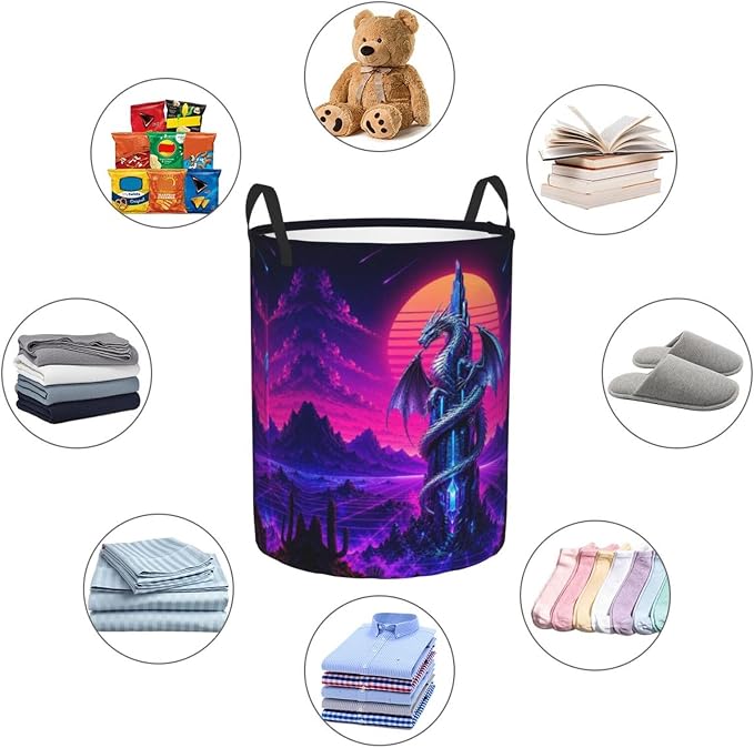 Laundry Basket Dirty Clothes Hamper - Image 5