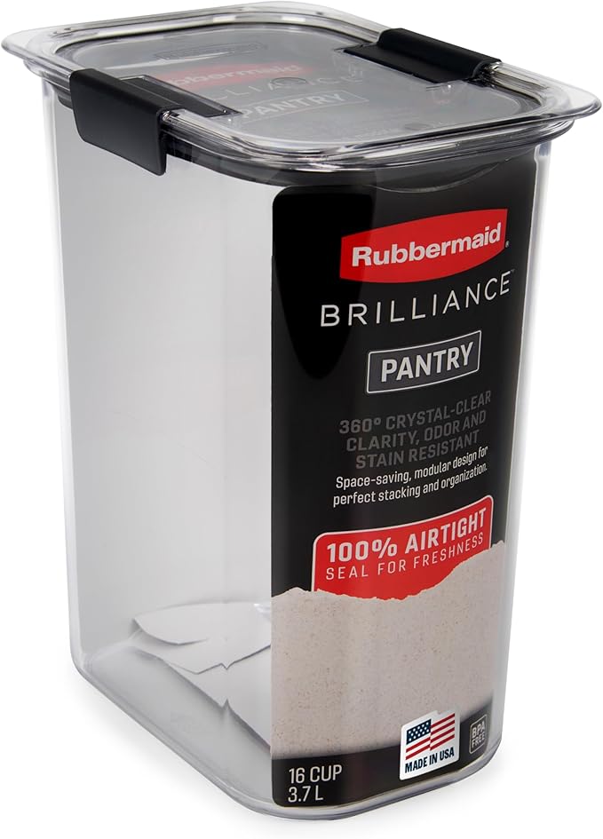 Rubbermaid Brilliance 16-Cup Airtight Food Storage Container by Unknown
