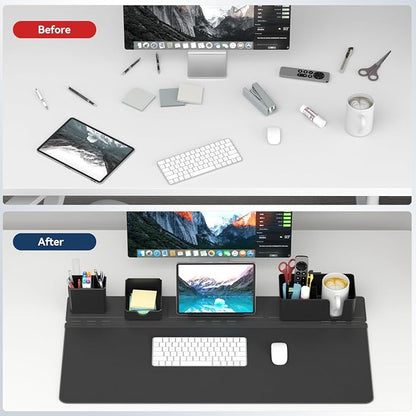 KDD Desk Pad and Magnetic Organizer Set - 5 in 1 Large Mouse Mat - Image 6