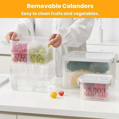 vacane Produce Saver, Fruit Storage Containers Produce Containers Berry - Image 3