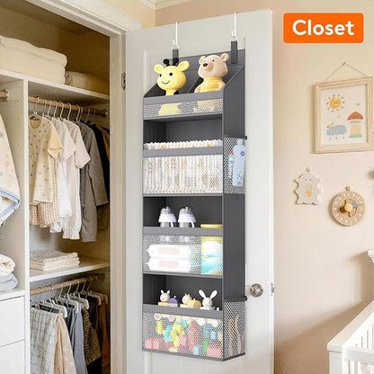 Lifewit 4 Tier Over the Door Diaper Organizer - Image 2
