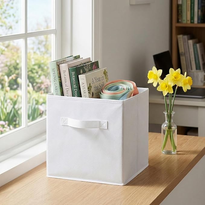 ShellKingdom Storage Bins, Foldable Fabric Storage Cubes and Cloth Organizer - Image 6