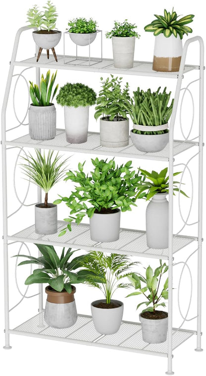 VyGrow Plant Stand, 4 Tier Plant Shelf by VyGrow