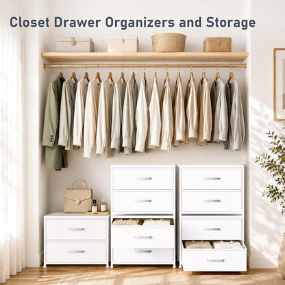 DIMJ Stackable Storage Drawers for Closet Organizers and Storage - Image 7