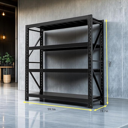 torage Shelves, Garage Shelving Heavy Duty Metal Adjustable Garage Shelves - Image 2