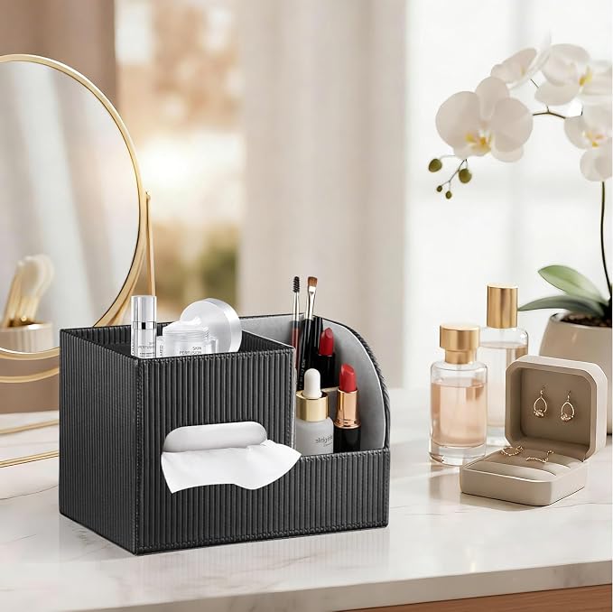 Modern PU Leather Cube Tissue Box Cover - Image 6
