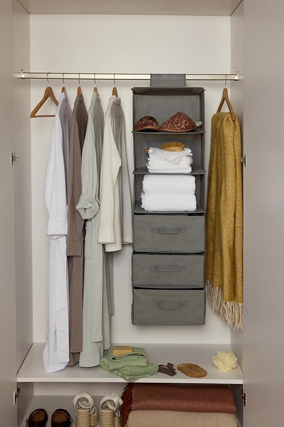 Amazon Basics 6-Tier Hanging Closet Organizer - Image 2