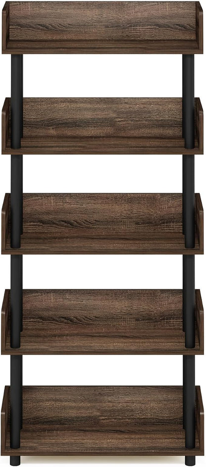 Furinno Turn-N-Tube 5-Tier Toolless Freestanding Multipurposes Display Rack - Image 7