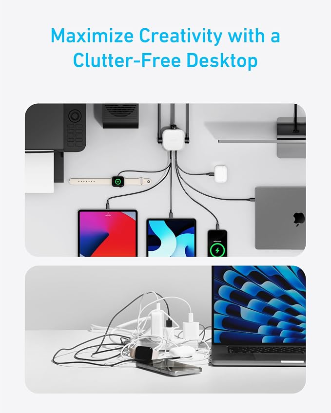 Anker Desktop Charger, 9-in-1 Power Strip - Image 6