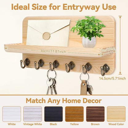 Key Holder for Wall, Mail Organizer Wall Mount - Image 7
